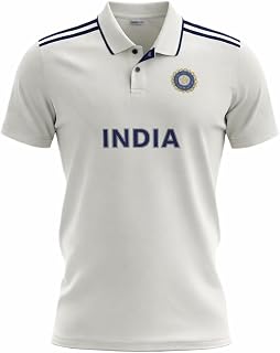 Cricket Kid White Test Jersey Unisex- StadiumEX Price In India