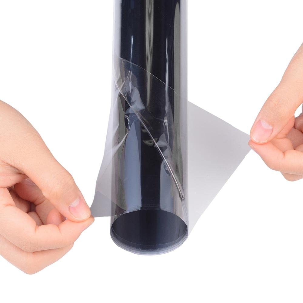 Pellicola Oscurante Vetri Auto 75 cm x 3m 75% di auto a grigio chiaro TINT Finestra posteriore anteriore Isolamento di calore Film Solar Tinting 68% Film solare Pellicola Oscurante Per Vetri Auto
