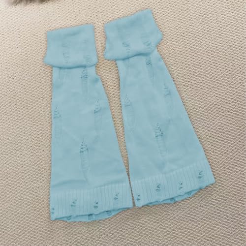 Image of SherryDC Womens Y2k Knit Leg Warmers Harajuku Japanese Long Boot Socks Kawaii Lolita Winter Leg Cover