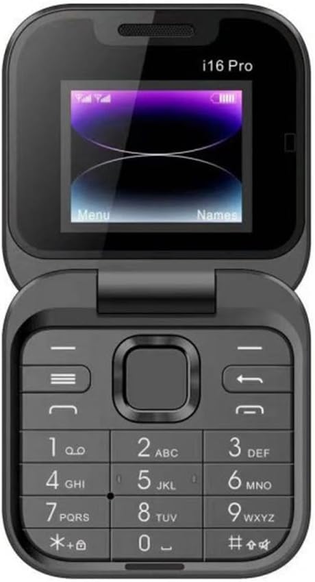 Mini Flip Mobile Phone, Flip Phones for Seniors, Big Button Phone for Elderly, 2 Sim Card Small Display Foldable Cell Phone, Gift for Father's Day/Mother's Day