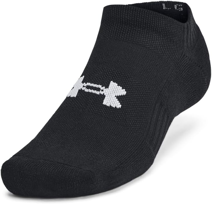 Under Armour Unisex-Adult Training Cotton No Show Socks 3 Pack - Image 4