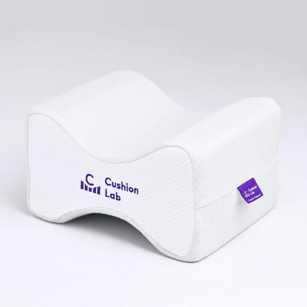 C CUSHION LAB Extra Support Orthopedic Knee Pillow for Side Sleepers - Healthy Alignment Leg Pillow for Sleeping