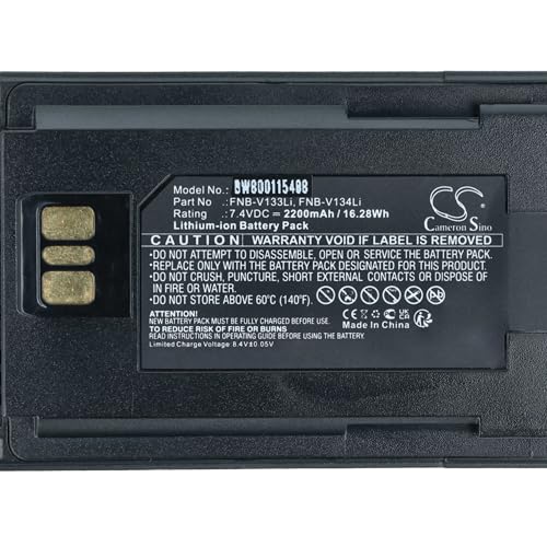 Batería para walkie Motorola EVX-531 y VX-264 ideal para seguridad y eventos 5