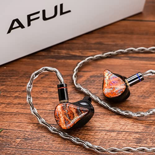 aful acoustics performer 5 hybrid drivers in-ear monitors 1dd  4ba in-ear earphones iems 44mm plug