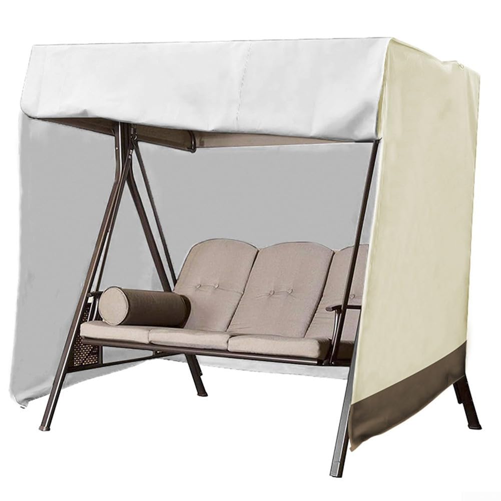 Funda para columpio de jardín beige en tela Oxford 210D para proteger tu terraza exterior
