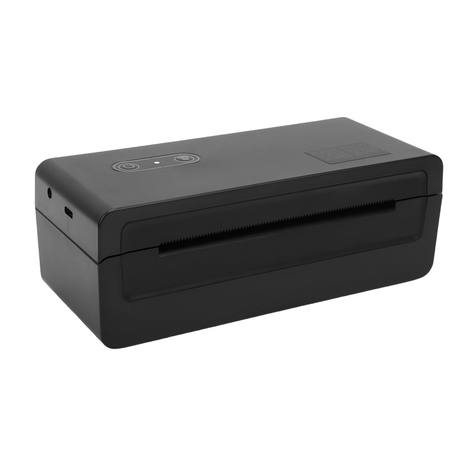 BRRNOO Szybka Termiczna Drukarka Etykiet, prędkość Druku 4 Cale/s, rozdzielczość 203 Dpi, łączność BT i USB, Obsługa Szerokich Nośników od 40 Mm do 110 Mm, do Etykiet (Wtyczka UE 100-240 V)