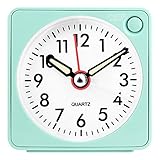despertador clasico Material ABS de Alta Calidad: Nuestro reloj está hecho de plástico ABS de alta calidad, todo el reloj de alarma tiene líneas limpias, ambiente puro, artesanía aerodinámica, simple pero no ordinaria. Pequeño y portátil, es la decoración perfecta y un gran regalo para la familia y los amigos