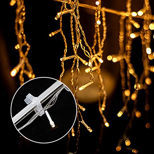 Phedrew 120Pcs Christmas Light Clips Outdoor Hang Gutter Hooks Outdoor Seasonal Lighting Hooks Plastic Xmas Light Clips For Christmas Decoration String Lights #TOP3