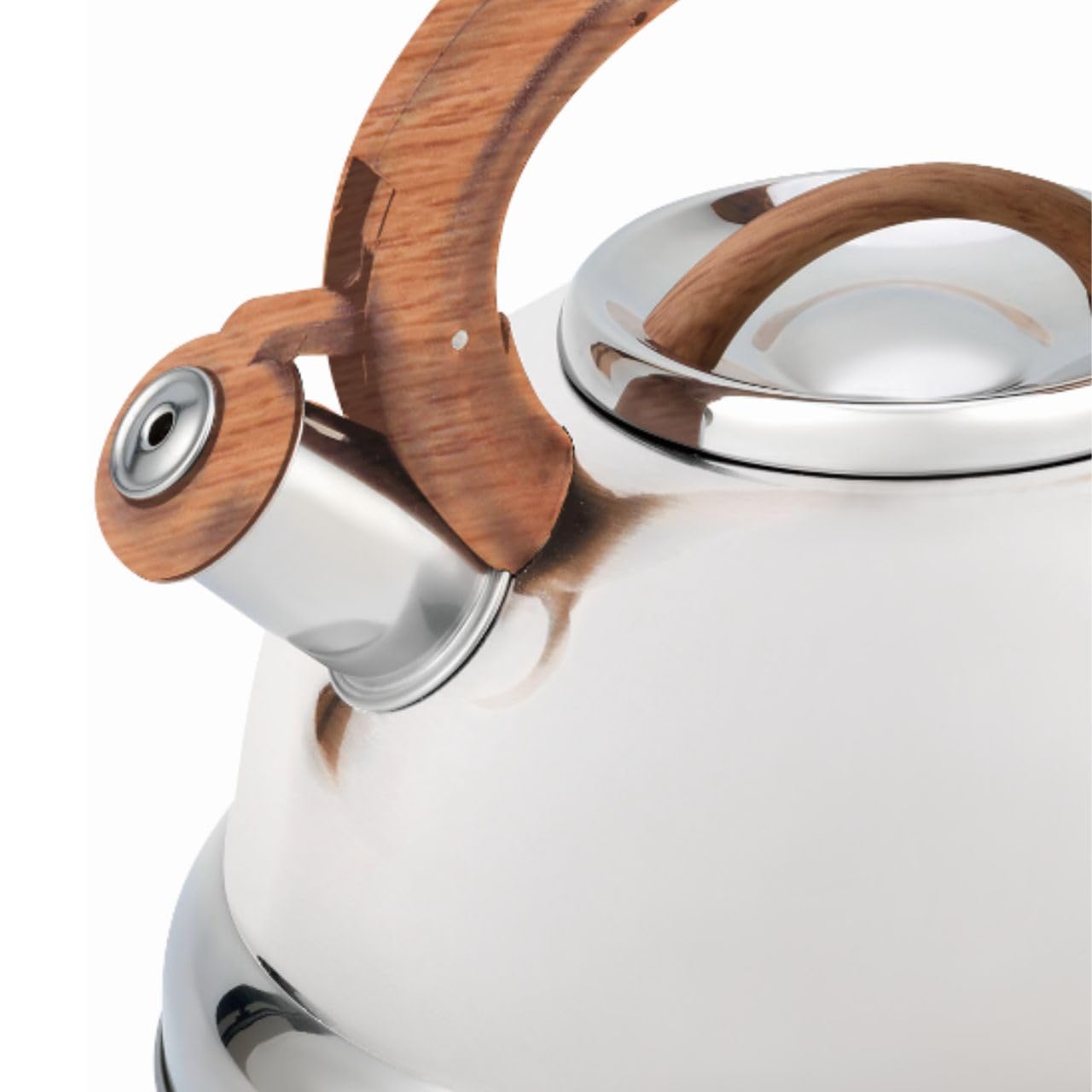 Chaleira com Apito Br2inox 2,7L Roma Inox : Amazon.com.br: Cozinha