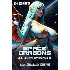 Space Dragons Audiolibro Por Jon Roberts arte de portada