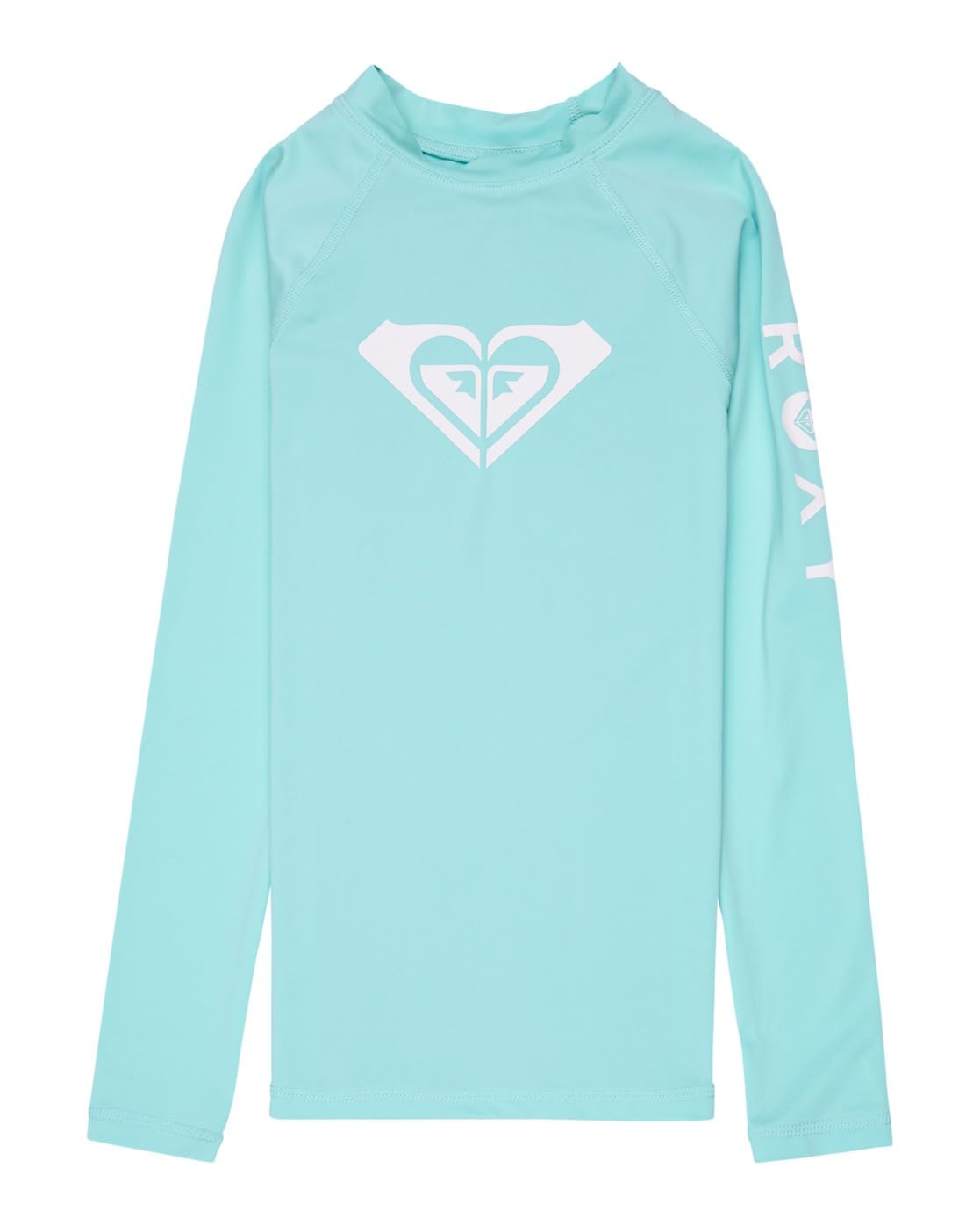 Roxy Whole Hearted LS Camiseta, Aqua Splash, 14 años para Niñas