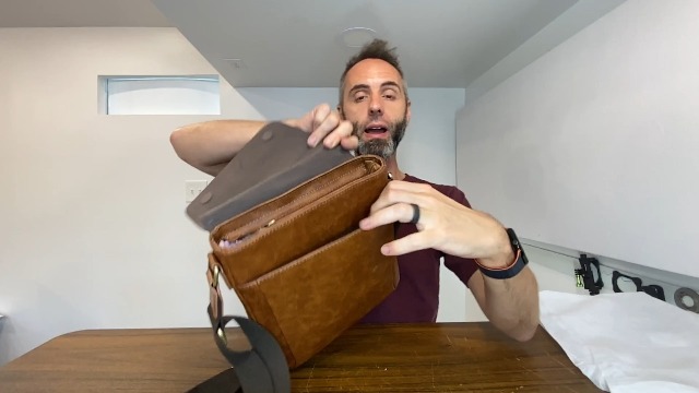 Best Leather Crossbody Bag for Men | Vintage Satchel