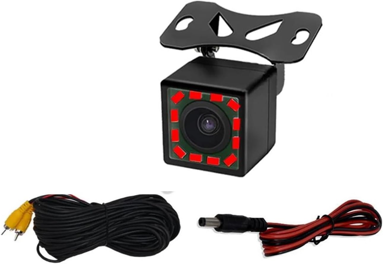 Car Rear View Camera 12IR Night Vision Reversing Automatic Parking Monitor CCD IP68 Wide Degree High-Definition Image Reversing Cameras(K)