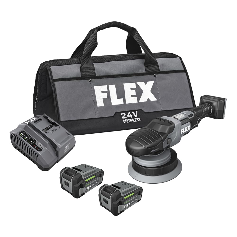 FLEX 24V Brushless Cordless Free Random Orbital Polisher Kit