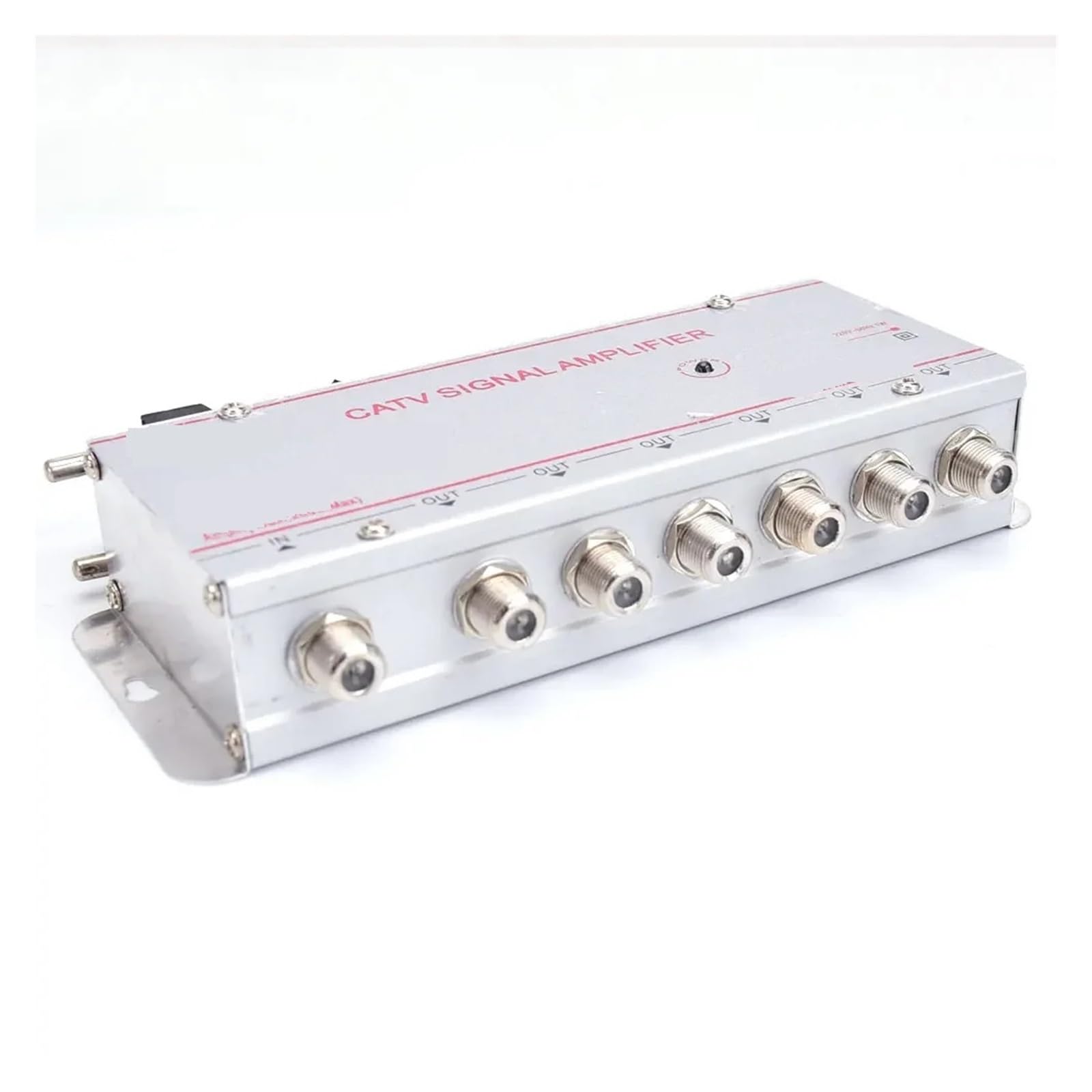 Amplificatore Splitter For TV Via Cavo 20dB Antenna Digitale Di Segnale Apparecchiature Domestiche Da 45 MHz A 860 Copertura più ampia(1 in 6 out)