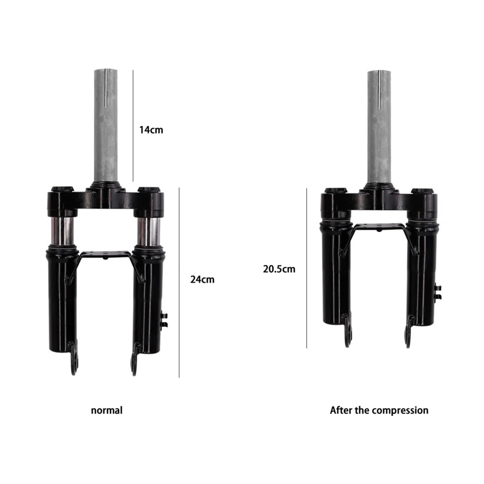 Reemplazo de Scooter eléctrico Tubo Delantero Piezas de absorción de Impactos aptas for Xiaomi Apto for Mijia M365 Pro Horquilla Delantera Amortiguador Horquilla Delantera