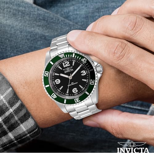 Image of Invicta Specialty Men 40mm Stainless Steel Steel Black dial PC21J Quartz