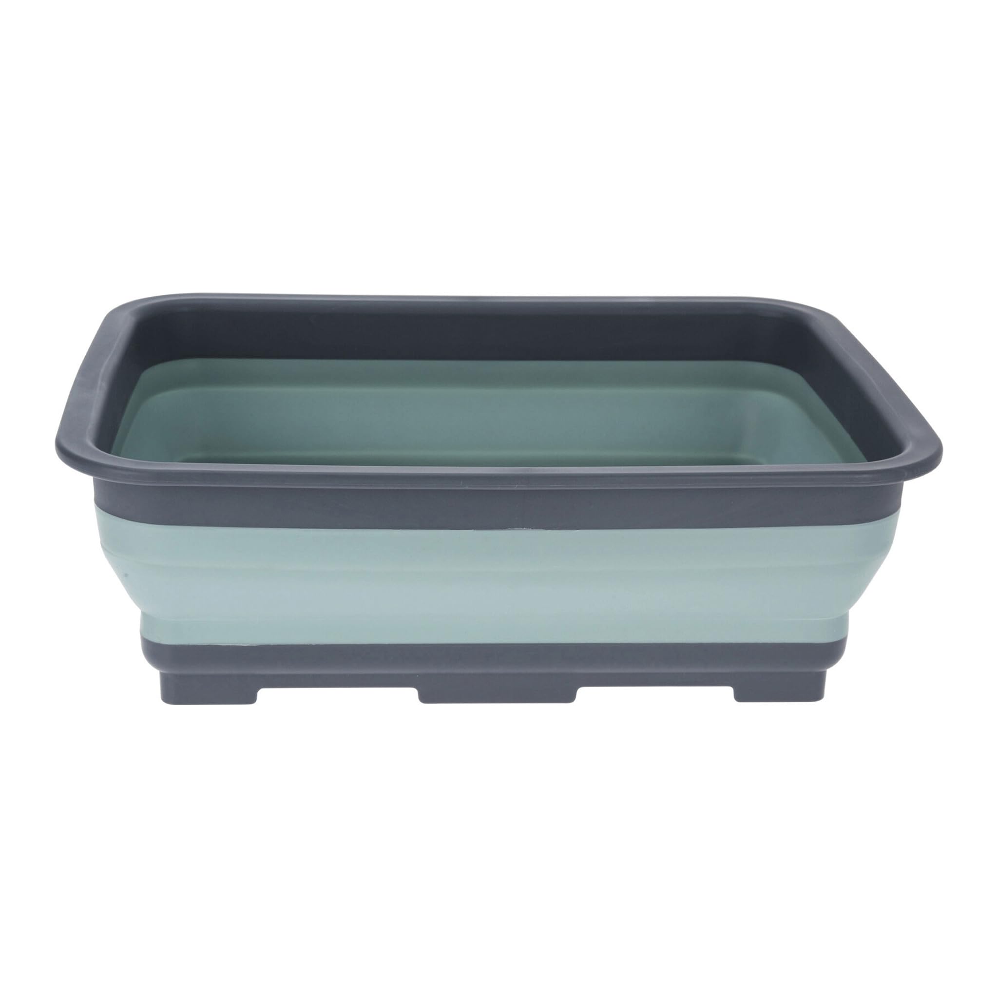 Bassine à vaisselle pliable rectangulaire 8L pour camping et cuisine