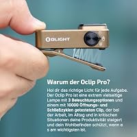 OLIGHT Oclip Pro Mini clip EDC-Taschenlampe mit Wiederaufladbare 500LM 120M – Ansicht 6