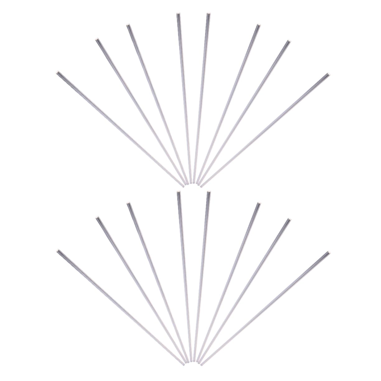 30pcs Acrylic Round Sticks for Figurine Support and Display
