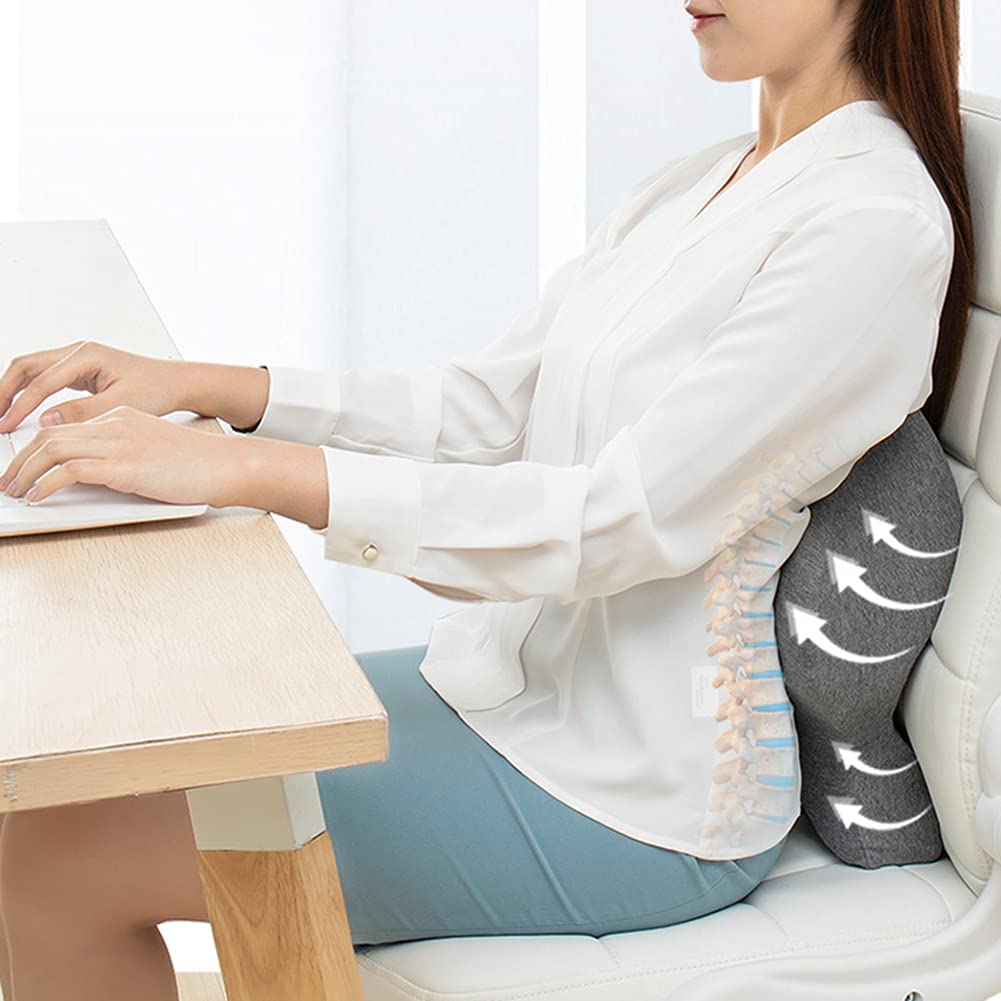 DongBao Almohada de Viaje Almohada de Espuma viscoelástica Escritorio de Siesta Almohada para Dormir Soporte Lumbar Almohada de Descanso de Oficina