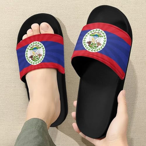 Doojoayie Flag Pattern Summer Slippers for Women Outdoor Open Toe Slide Sandals3