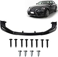 Vista 36 de SCITOO Difusor Separador Canard Parachoques Trasero Izquierdo Derecho Negro Brillante Faldón Alerón Inferior Labio de Parachoques Separadores