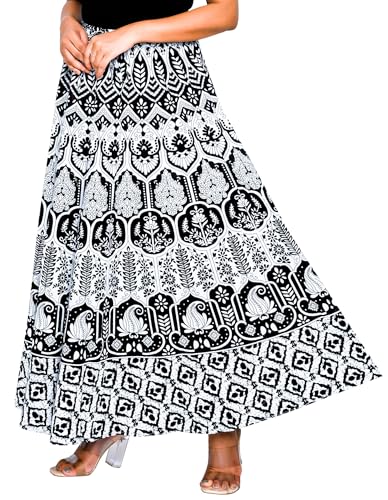 Image of Premium Cotton Skirt for Women with Pocket, Free Size