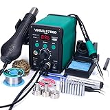 YIHUA 8786D 2 in 1 Hot Air Rework Station and Soldering Iron Station Max 896°F and Airflow 120L/min(