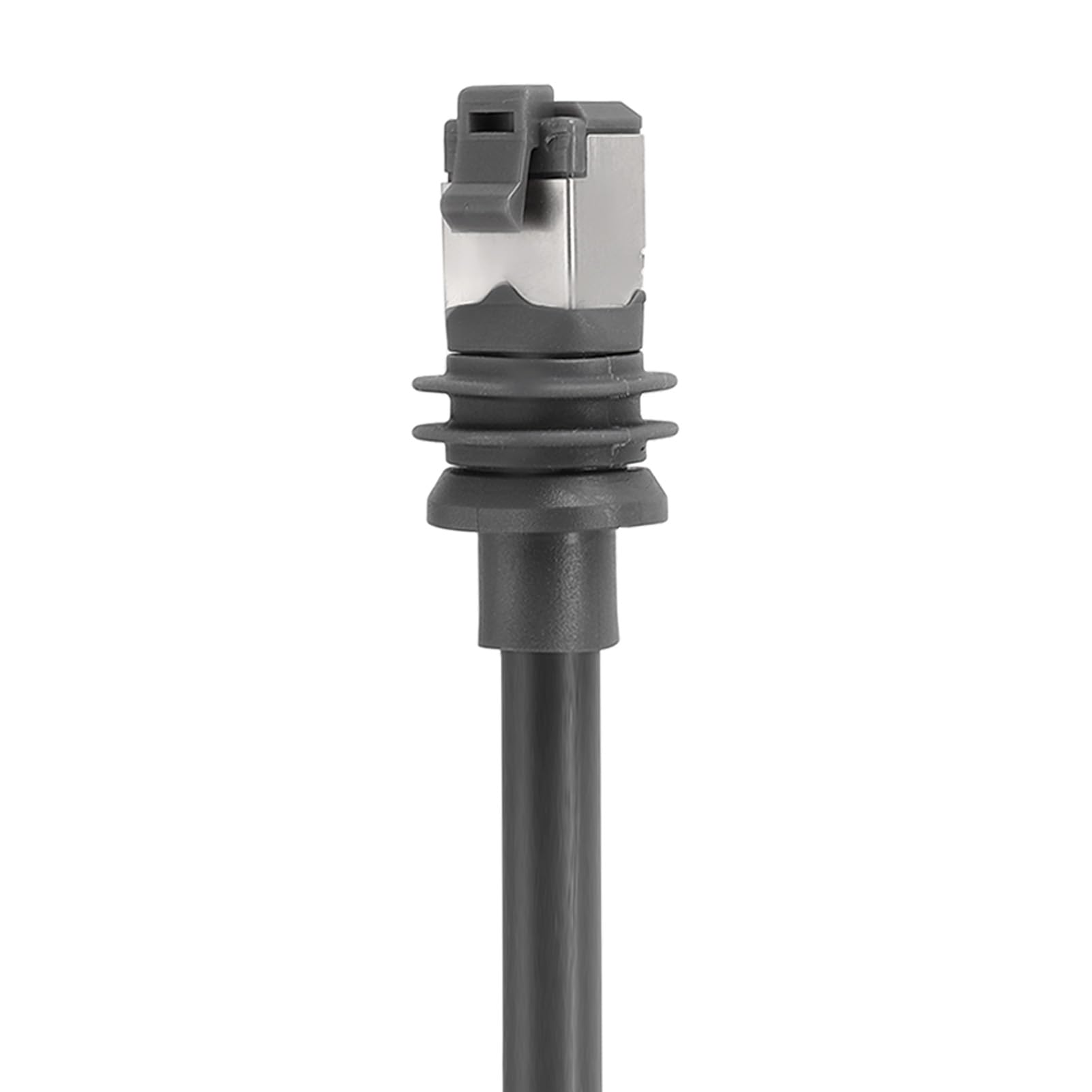 Cable de Transmisión de Datos Suave para Protección de Señal Mejorada, Velocidad de 1200 Mbps para Gen3, Elegante Extensión de Cable Satelital Impermeable Gris, Instalación en Exteriores (#4)