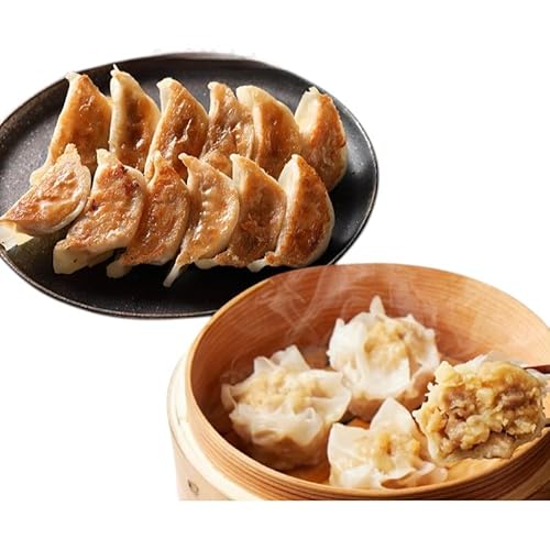 餃子菜館 餃子 60個 & 大粒 しゅうまい 2種類 各15個 計90個セット 酢醤油付き