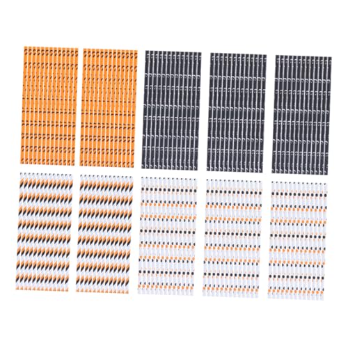 Set de 250 pitillos de papel para fiesta de Halloween miniatura 1