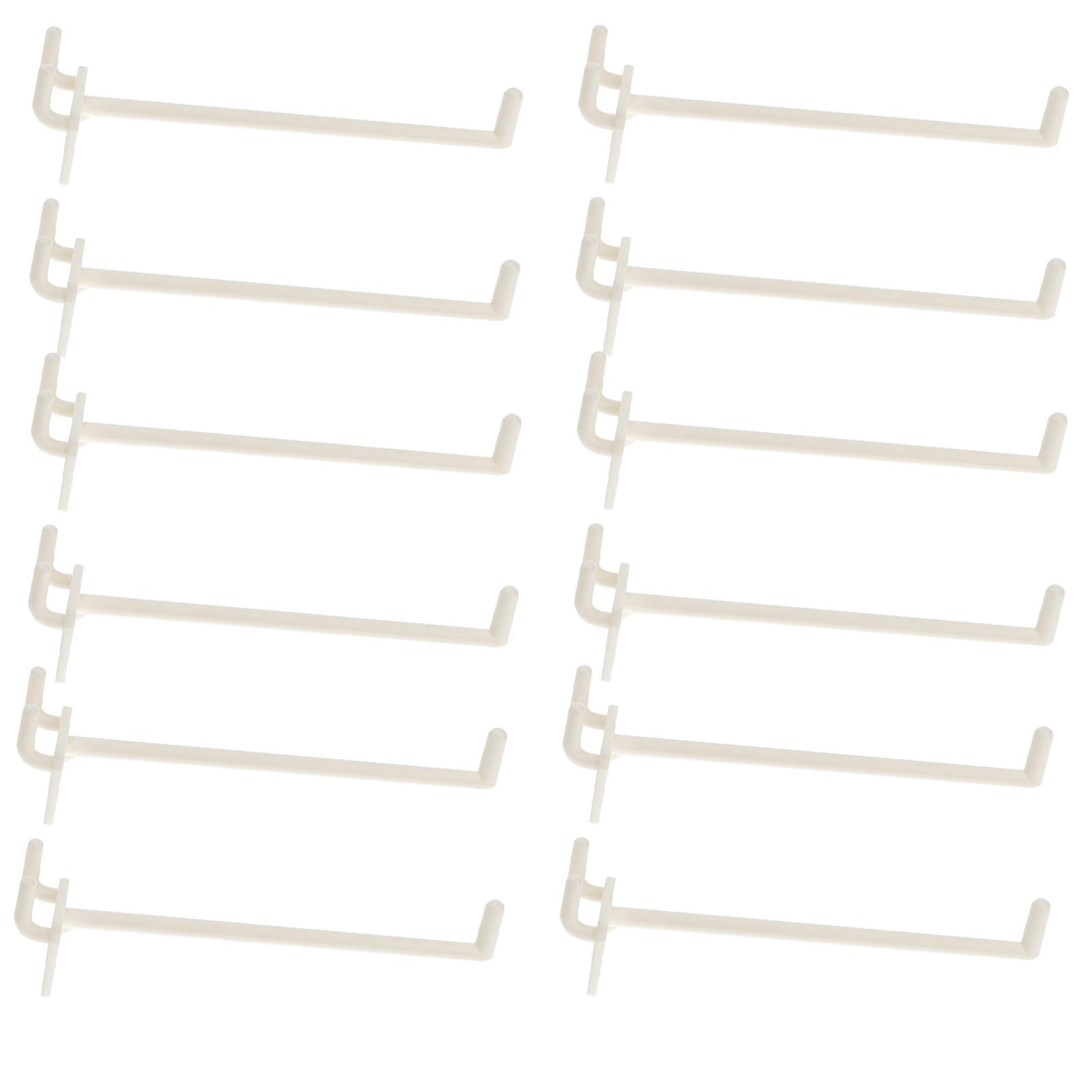 100pezzi Ganci per Pannello Forato Ganci di Spaziatura in Abs Resistenti per Organizzazione Utensili Scaffali Supermercati Garage Cucina Artigianato