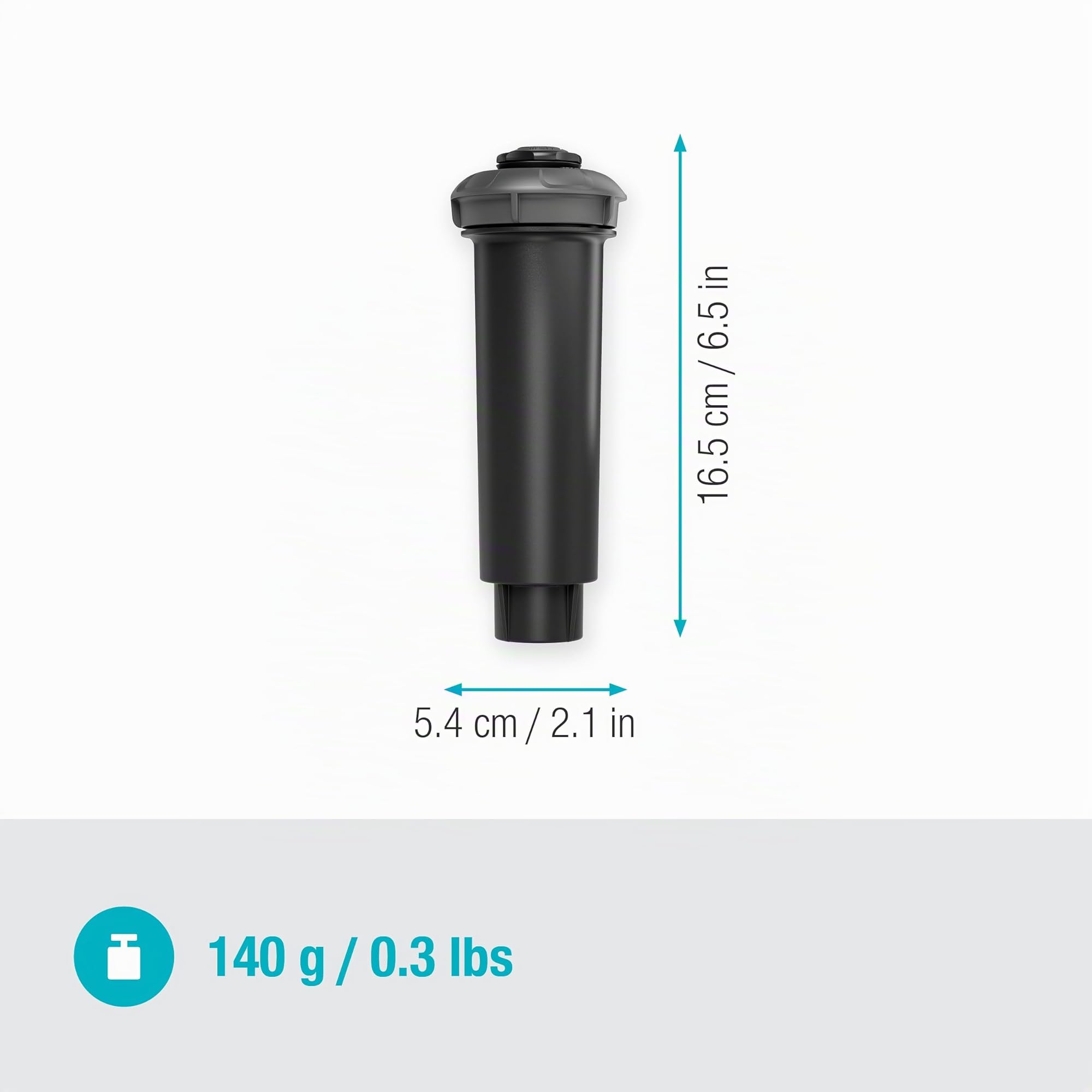 Gardena arroseur escamotable de système d’arrosage MD180: Système d’arrosage esc. pour pelouses moyennes jusqu’à 180 m², portée de 5 à 7,5 m, buse rotative, filetage femelle 1/2 pouce (8233-20)