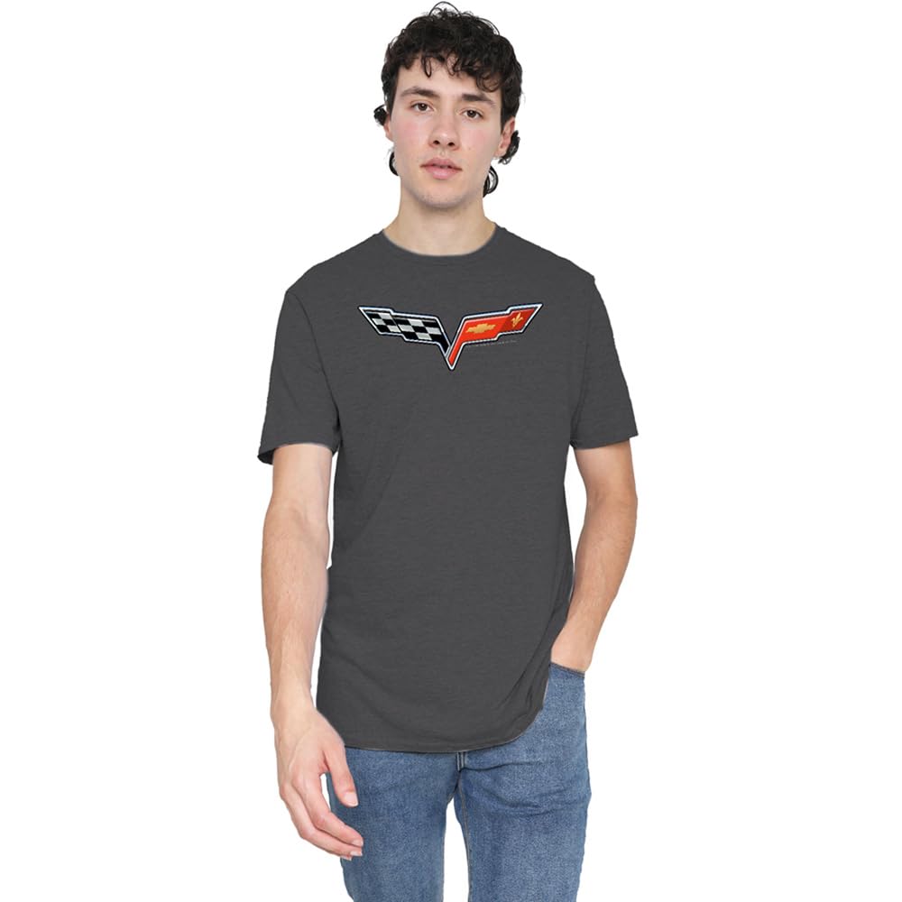 Chevrolet The Vette Medallion T-Shirt - Charcoal