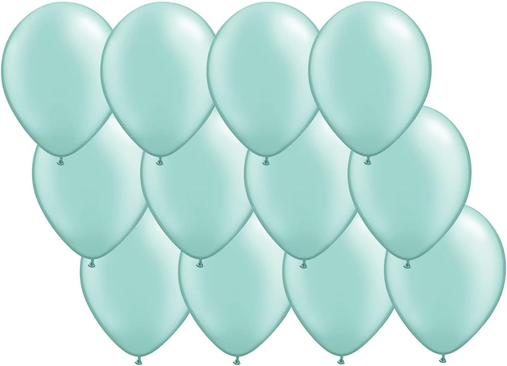 Andaz Press 11-inch Balloon Party Kit with Gold Cards & Gifts Sign, Mint Green, 12-pk