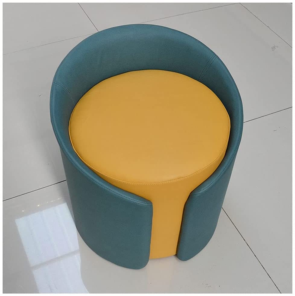 Tabouret à langer pour porche d'entrée, repose-pieds multicolores et déco