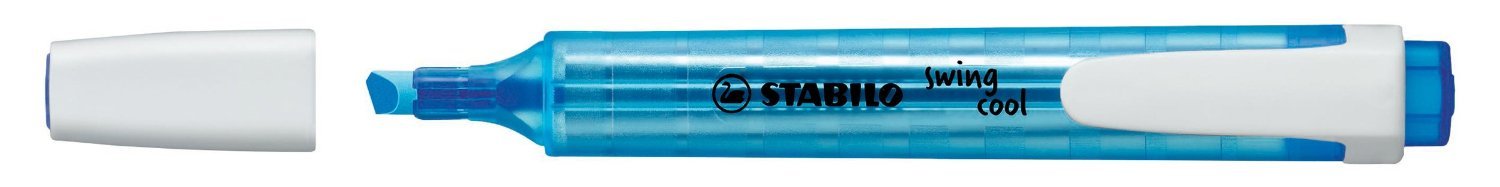Stabilo swing® cool Textmarker Farbsortiert im Kunststoffetui Keilspitze 1 und 4 mm 275/4 4er-Pack im 5er Pack
