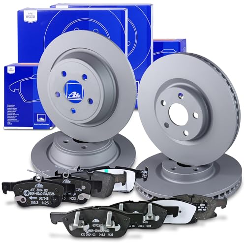 ATE Bremsscheiben +Bremsbeläge vorne+hinten 40975000