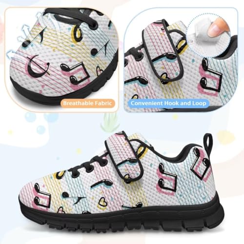 Unisex-Child Sneakers Hiking Running Shoes with One Strap Hook and Loop Kids Lightweight Jogging Sneakers3