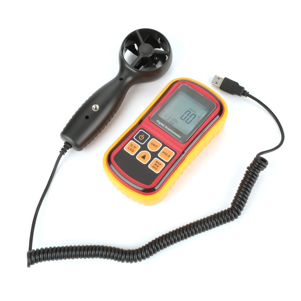 Skyking Pro HVAC Anemometer Handheld CFM Meter Wind Speed Meter with Backlight Max/Avg/Min Functions for Measuring Wind Speed Air Velocity, Temperature Air Flow Meter CFM Meter - Image 8 thumbnail