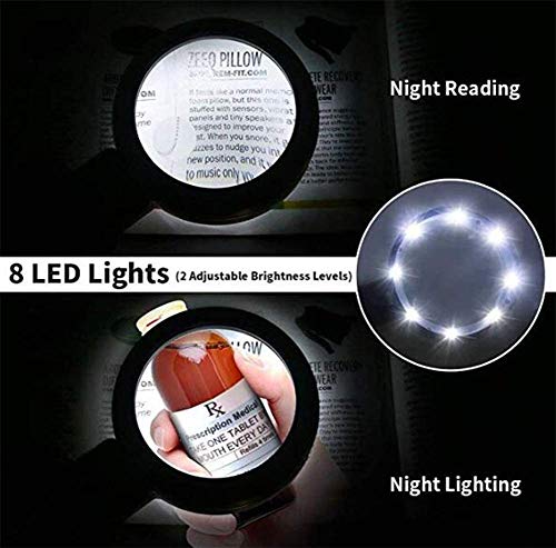 Loupe de bureau 5X pliable HJMMWT pour la lecture des petits caractères