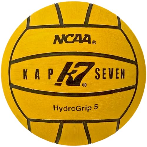 KAP7 Size 5 HydroGrip Water Polo Ball (NCAA and NFHS Official), Yellow