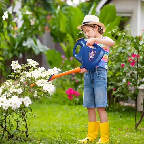 Image of WADFOW 1.32 Gallon Watering Can for Indoor & Outdoor, Watering Cans with Detachable Nozzle, Long Spout Watering Can for Indoor Plants Garden Flowers, 5L /170OZ