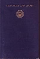 Selections and Essays By John Ruskin B004BI442C Book Cover