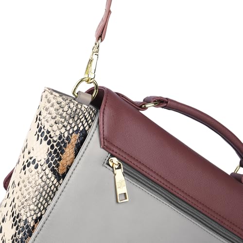 Image of Julia Sling Bag for Women, Stylish Handbag Sling Bag Italian Vegan Leather Bag with Detachable Sling Strap Sling Bag for College and Office