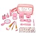 Maquillage Bois Enfant Jouet pour Fille, Jouets de Rôle pour Princesse de 2 3 4 5 Ans, 15 Pcs Maquillage Enfant Cadeau pour Fille