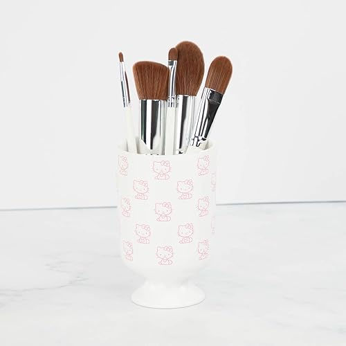 Miniatura 6 de Disney Minnie Mouse - Vaso de baño para cepillos de dientes y lápices de resina rosa, accesorio de baño para niños