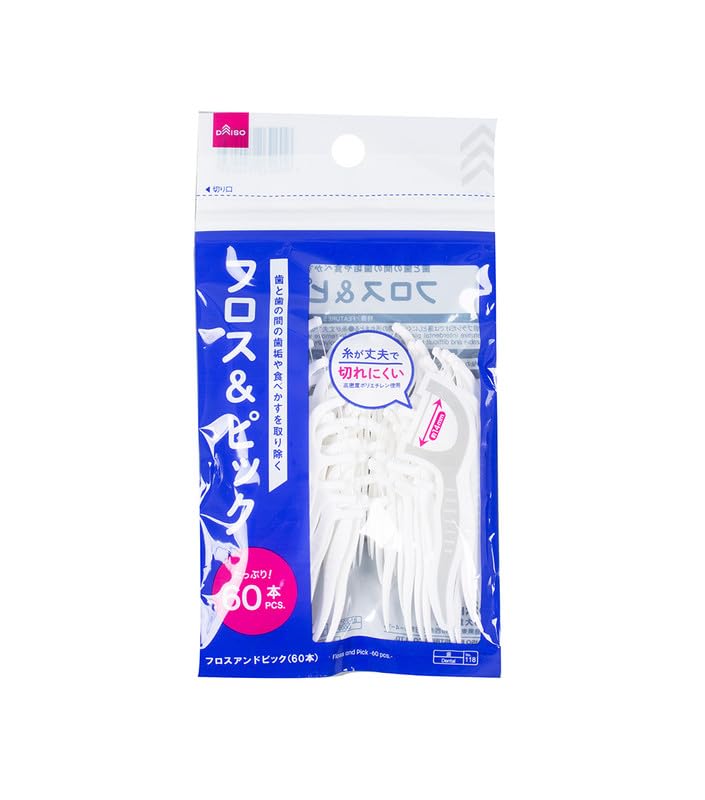 Daiso60-Piece Floss And Pick