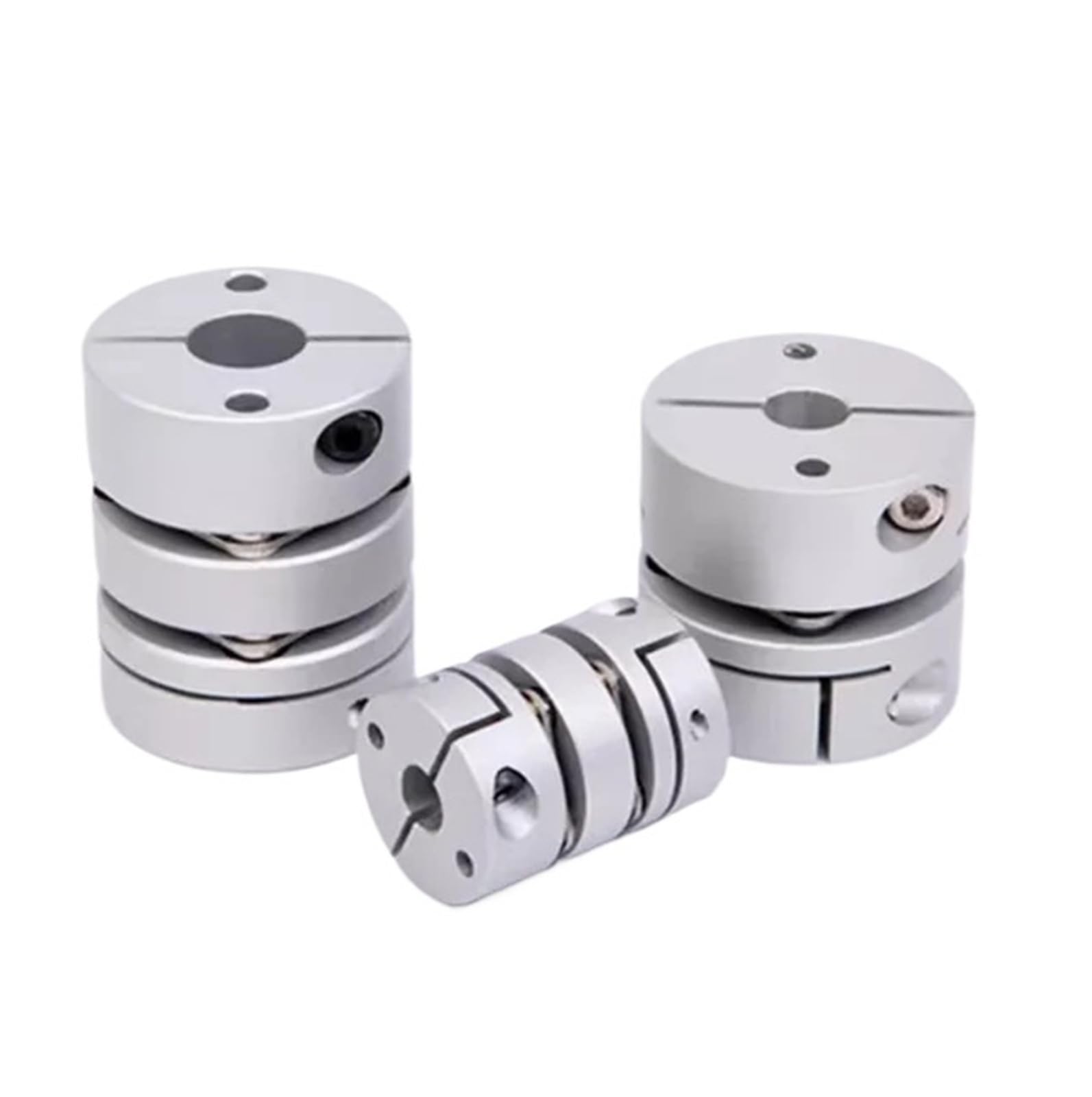 Connecteur élastique de couplage à Double diaphragme en alliage d'aluminium D26L35, D26mm L35mm(5x5)